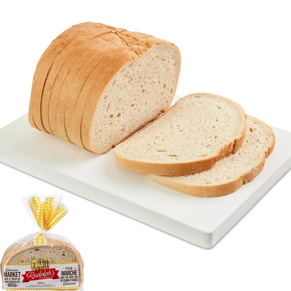 Pain marché avec un petit peu de levain et seigle bavarois Rudolph’s KSB4027