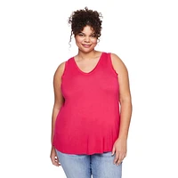 George Women's Plus V-Neckline Swing Tank