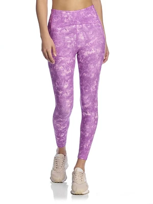 Reebok Women’s ‘Sprinter’ High-Rise 25” Inseam 7/8 Printed Leggings with Pockets