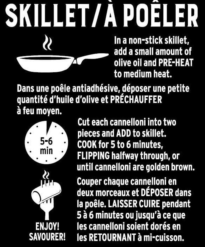 Cannelloni aux épinards et ricotta Olivieri 540g Cannel Epin/Ricotta Oli 540 g