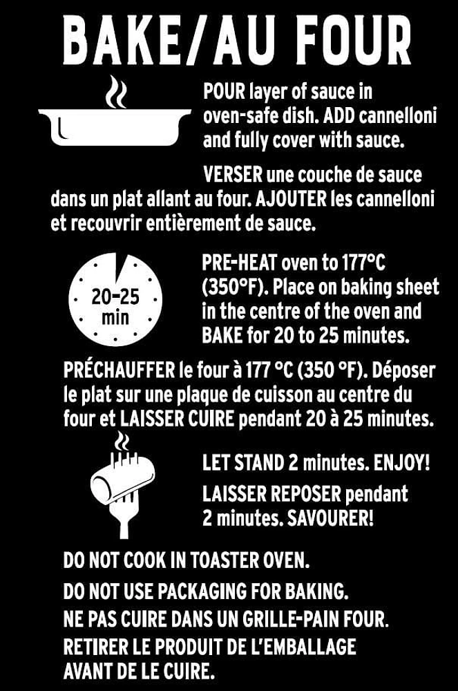 Cannelloni aux épinards et ricotta Olivieri 540g Cannel Epin/Ricotta Oli 540 g