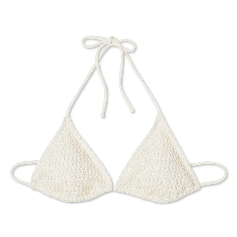 No Boundaries Women's String Bikini Top