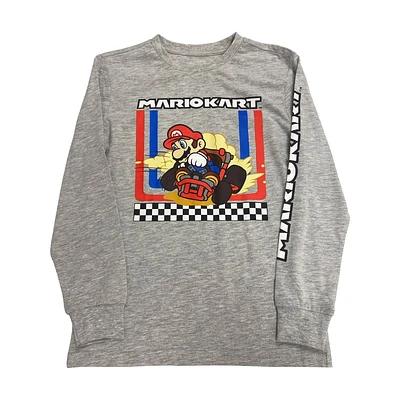 Mario Kart T-shirt à manches longues pour garçons