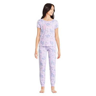 Pyjama 2 pièces Barbie pour filles Tailles TP-G