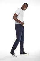 Jeaniologie ™ Jean coupe droite 5 poches pour homme | Délavé foncé 28 -38
