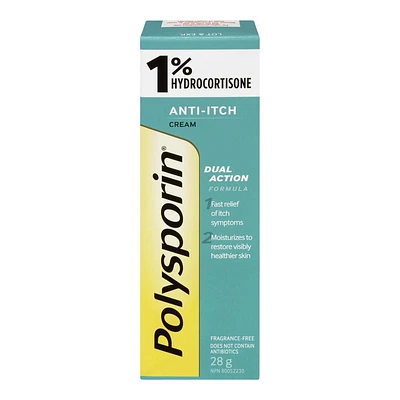 Polysporin Démangeaison Crème à 1% 28 g