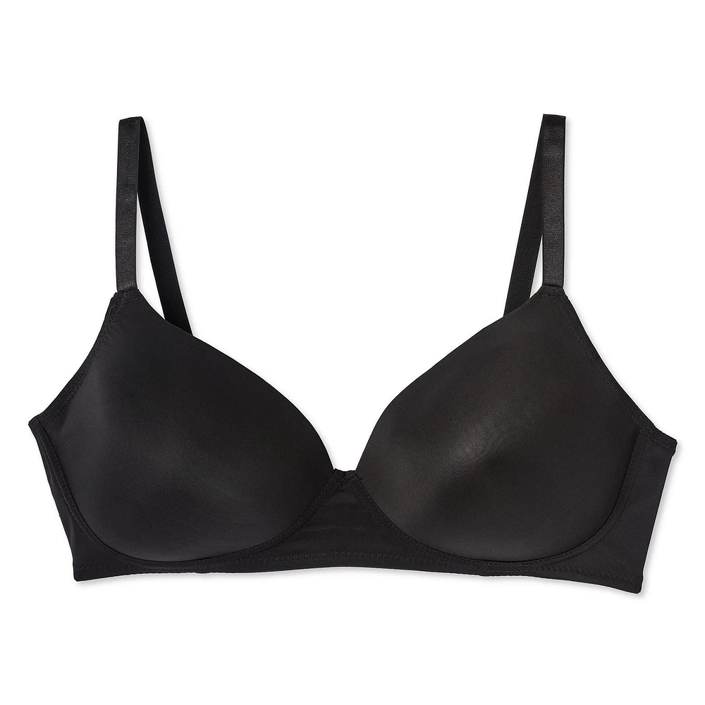 George Women's Plus Molded Microfibre Wire-Free Bra, Sizes 38C-42DD