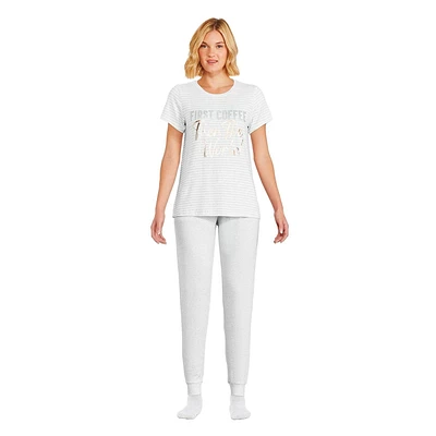 Pyjama 2 pièces en hacci George pour femmes