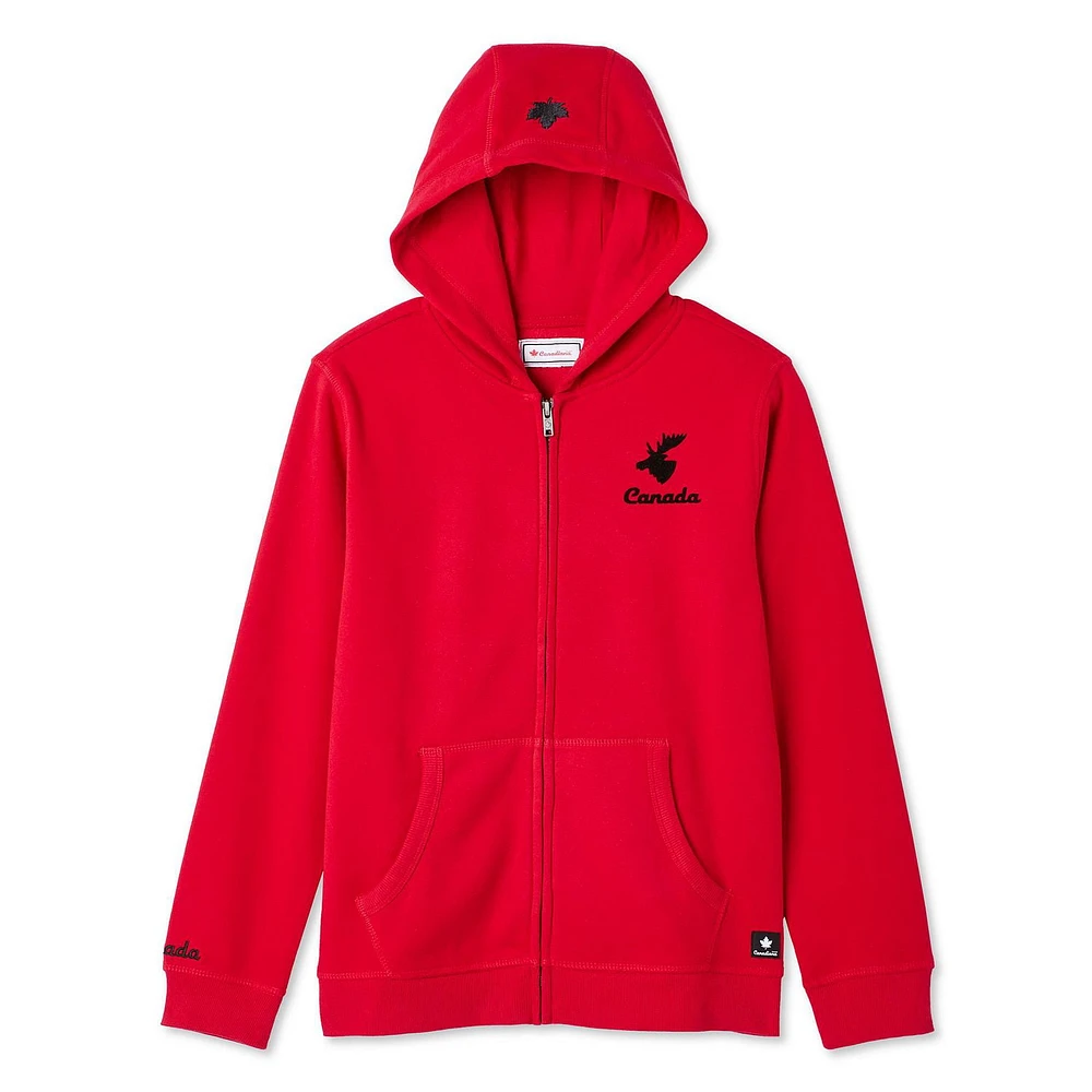 Canadiana Kids' Gender Inclusive Full-Zip Hoodie