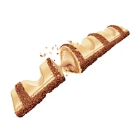 KINDER BUENO White Chocolate and Hazelnut Cream Candy Bars, 2 Individually Wrapped Bars Per Pack (39g), 39g