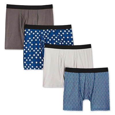 Lot de 4 caleçons courts au quotidien Athletic Works pour hommes