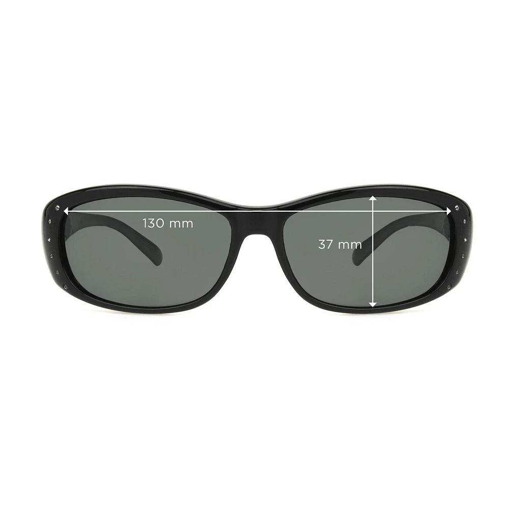 Les surlunettes de soleil FitsOver de Polar Optics