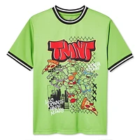 T-shirt à manches courtes Les Tortues ninja pour garçons Tailles TP–TG
