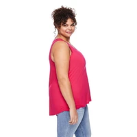 George Women's Plus V-Neckline Swing Tank