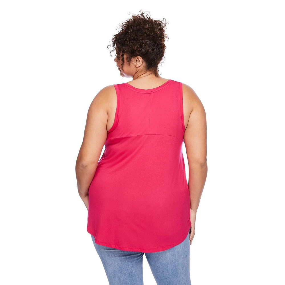 George Women's Plus V-Neckline Swing Tank