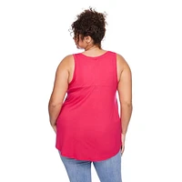 George Women's Plus V-Neckline Swing Tank