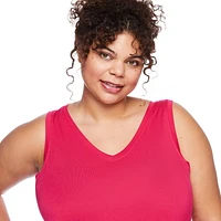 George Women's Plus V-Neckline Swing Tank