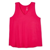 George Women's Plus V-Neckline Swing Tank