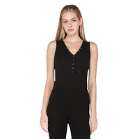 Devoted henley bodysuit