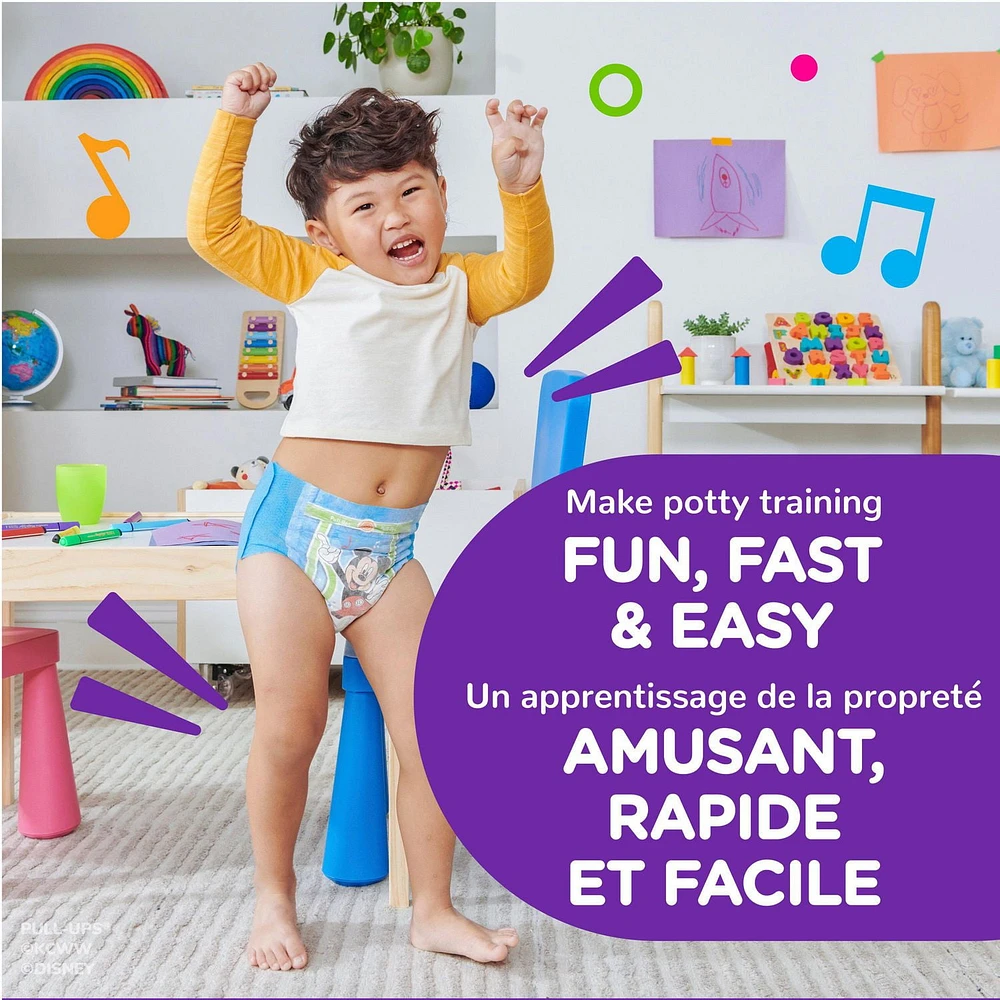 Sous-vêtements d’entraînement pour garçons Pull-Ups, Emballage Giga Taille: 2T - 6T | 74-48 sous-vêtements