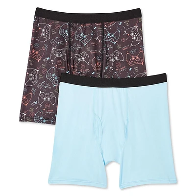Lot de 2 caleçons boxer performance Athletic Works pour garçons