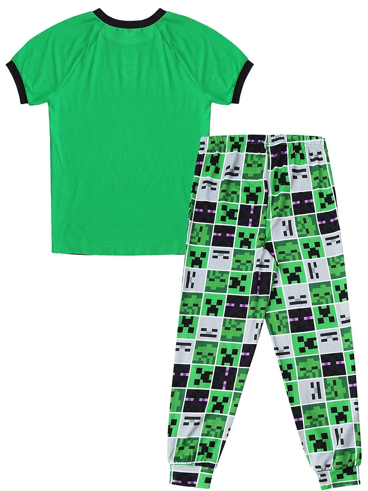 Pyjama 2 pièces Minecraft