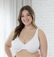 Bestform 9700100 Everyday Unlined Cotton Stretch T-Shirt Bra with Underwire Support, Sizes 34B-42C