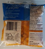 Daily fresh - St-Guillaume Le P'tit Frais - BBQ Cheddar curds 200g, Le P'tit Frais BBQ Cheddar curds 200g
