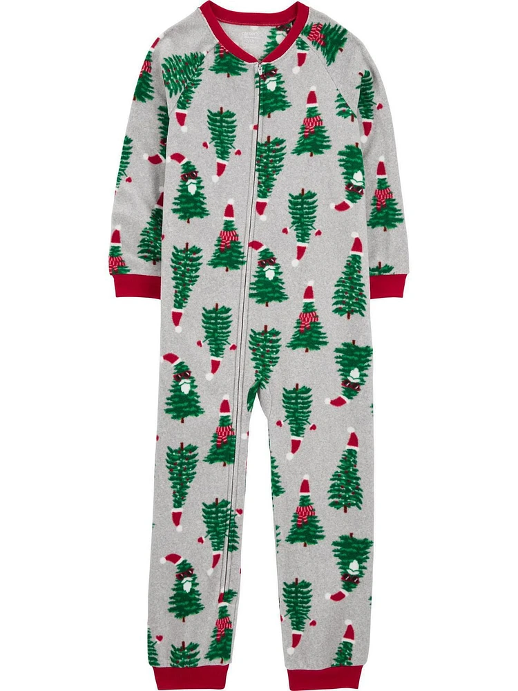 Carter's Child of Mine 1pc PJ - Santa Hat Christmas Tree