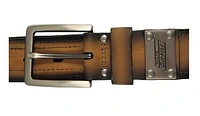 Ceinture brune Genuine Dickies pour hommes en cuir industriel renforcé