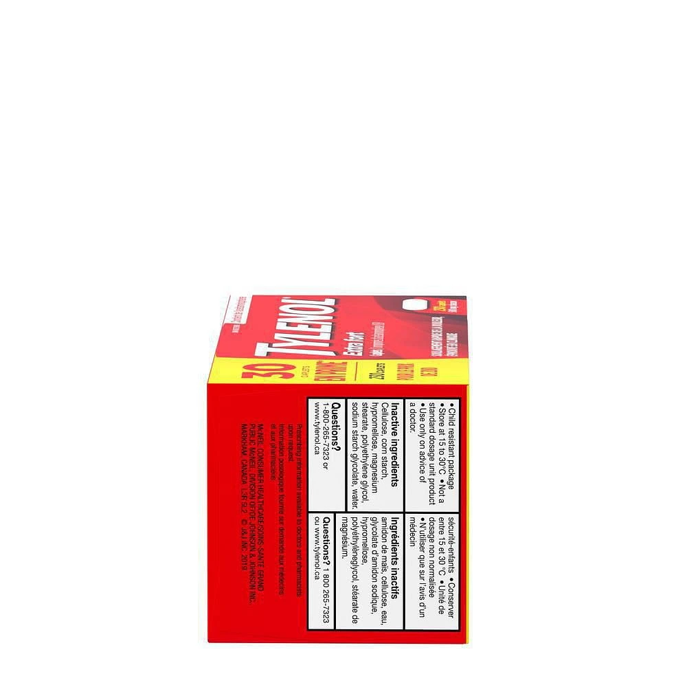 Tylenol Extra Strength Pain Relief Acetaminophen 500mg Caplets, Bonus Pack, 230 Count