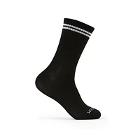 Fruit of the Loom All Day Comfort Crew Socks for Girls, 2x1 Ribbed Leg