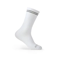 Fruit of the Loom All Day Comfort Crew Socks for Girls, 2x1 Ribbed Leg