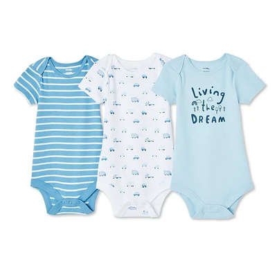 Lot de 3 cache-couches George pour bébés garçons Tailles 0-12 mois