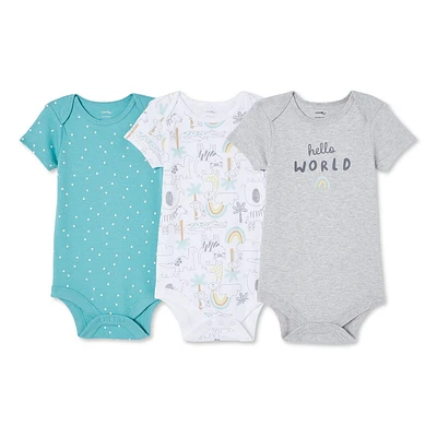 Lot de 3 cache-couches George collection non genrée pour nourrissons Tailles 0-12 mois