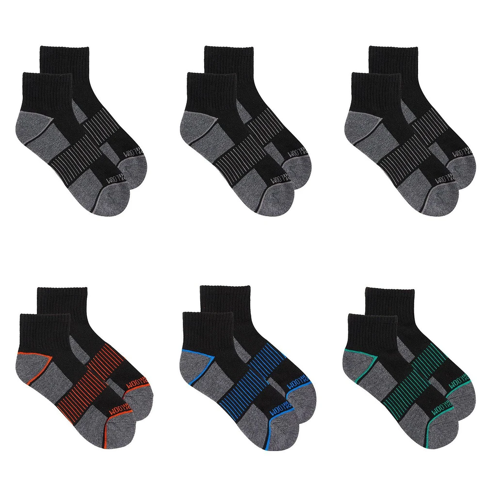 Fruit of the Loom Garçons 6 Paires Socquettes Pour