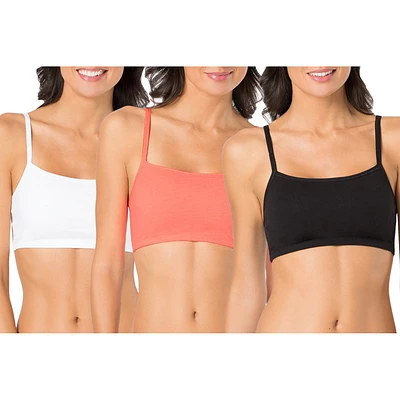 Soutien-gorge sport construit Fruit of the Loom pour femmes en paq. de 3 Tailles 34, 36, 38, 40, 42, 44