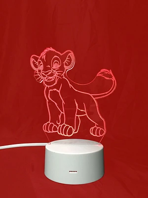 Veilleuse DEL 3D Roi Lion
