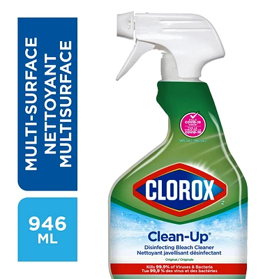 Nettoyant javellisant désinfectant Clorox® Clean-Up®, original, 946 mL Enlève les taches tenaces