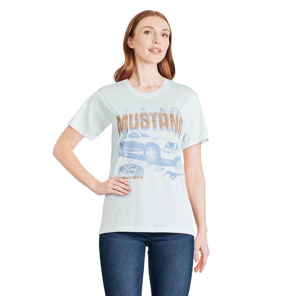 Ford Women's Graphic Boyfriend Tee, Sizes XS-XL