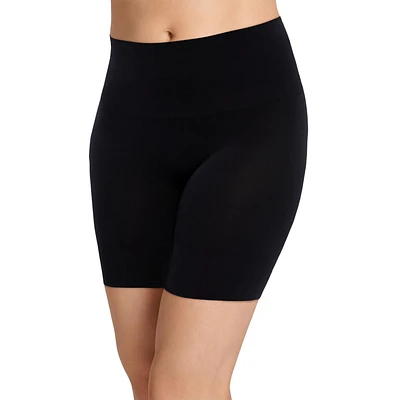 Short mi-cuisse à taille mi-haute avec effet lissant