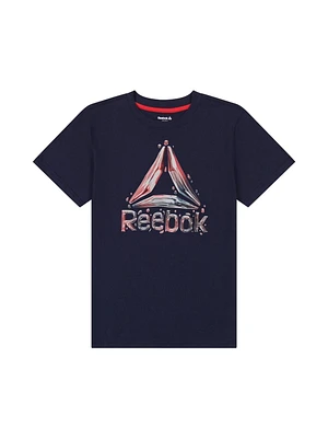 Reebok T-shirt graphique à manches courtes Marble Chrome pour garçons