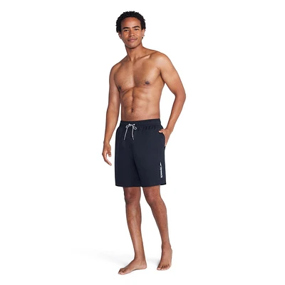 Short de volley 18 po couleur unie Speedo pour hommes Tailles P-2XL