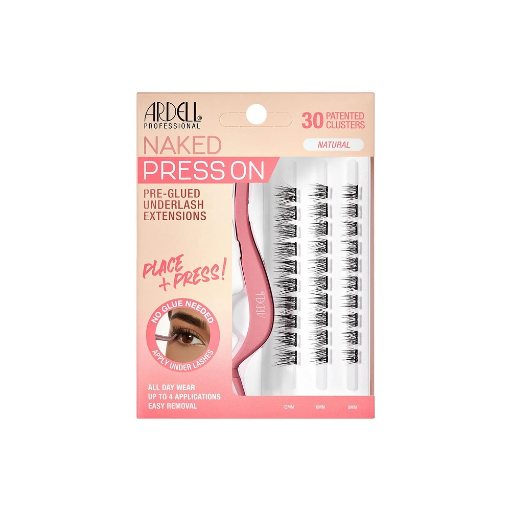 Ardell - Naked Press On Pre-Glued Underlash Extensions Kit - Naturel Naked Press - Naturel