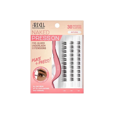 Ardell - Naked Press On Pre-Glued Underlash Extensions Kit - Naturel Naked Press - Naturel