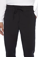 Jeaniologie ™ Pantalon de jogging avec taille et poignets côtelés pour hommes noir Taille 28 - 38