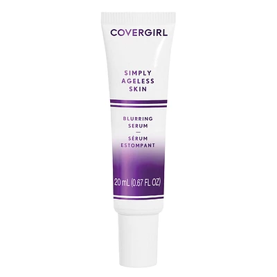 COVERGIRL Sérum Estompant Simply Ageless, réduit l'apparence des ridules, avec vitamines A et E, huile d'argan, l'huile de coco, 100% Sans Cruauté Sérum hydratant
