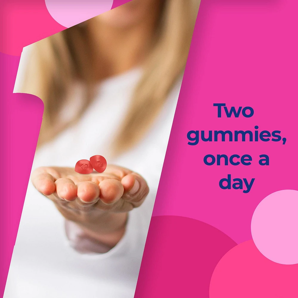One A Day Multi+ Hair, Skin & Nails Multivitamin Gummies - Daily Vitamin Plus Support For Healthy Hair, Skin And Nails With Biotin And Vitamins A, C, E And Zinc For Women and Men, 120 Gummies