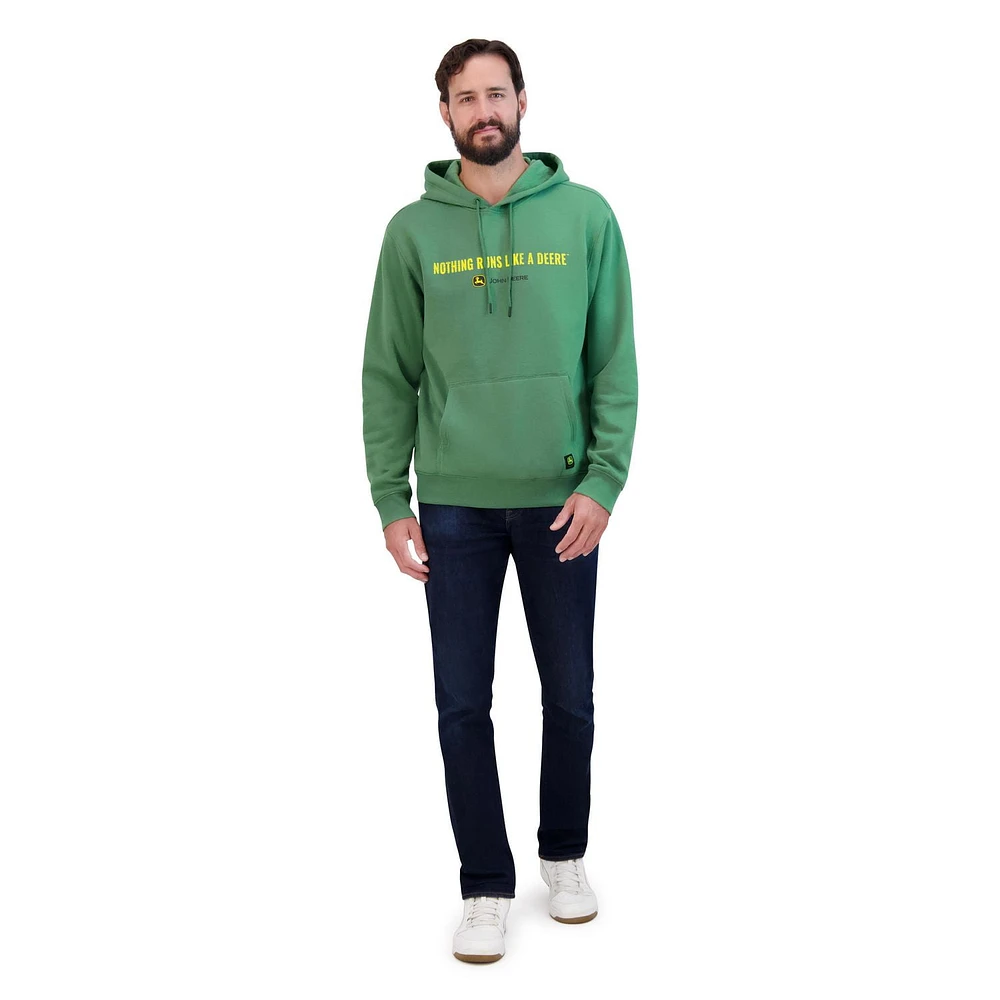 John Deere Men's "Nothing Runs Like a Deere™" Graphic Pullover Hoodie