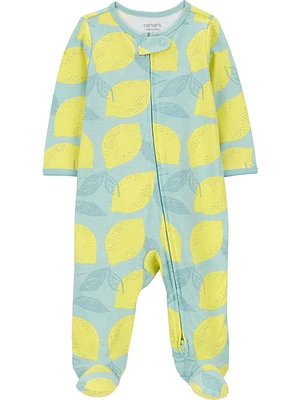 Carter's Child of Mine Tenue Sleep N Play citron pour bébé fille